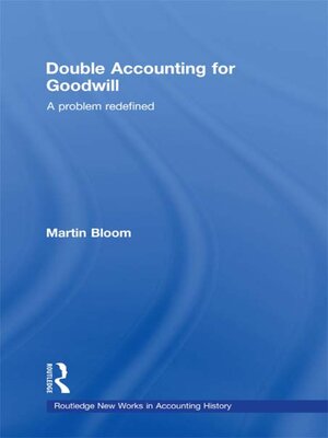 cover image of Double Accounting for Goodwill